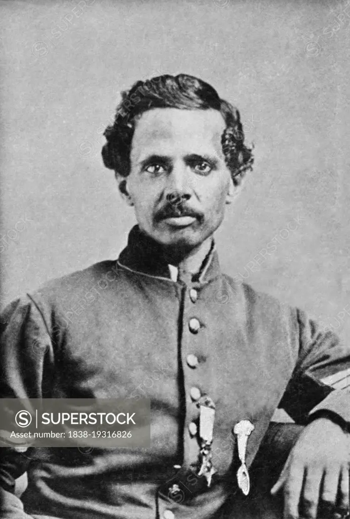 Powhatan Beaty (1837-1916), African American Soldier, Medal of Honor recipient during American Civil War, W.E.B. Du Bois Collection