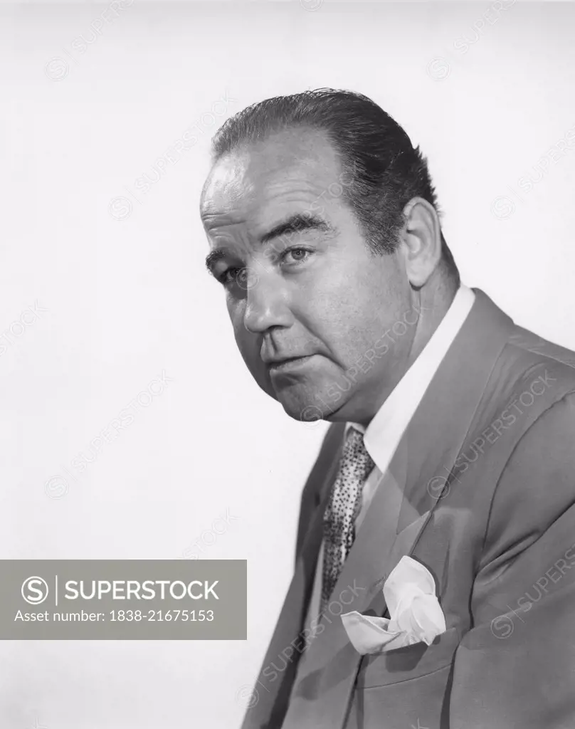 Broderick Crawford, Publicity Portrait for the Film, "Scandal Sheet", Columbia Pictures, 1951