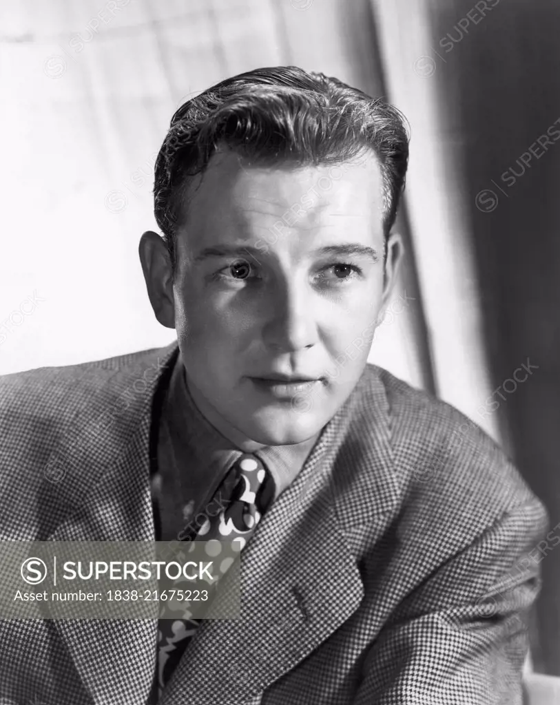 Tom Drake, Publicity Portrait for the Film under the Working Title, "Blue Sierra", later renamed "Courage of Lassie", MGM, 1946