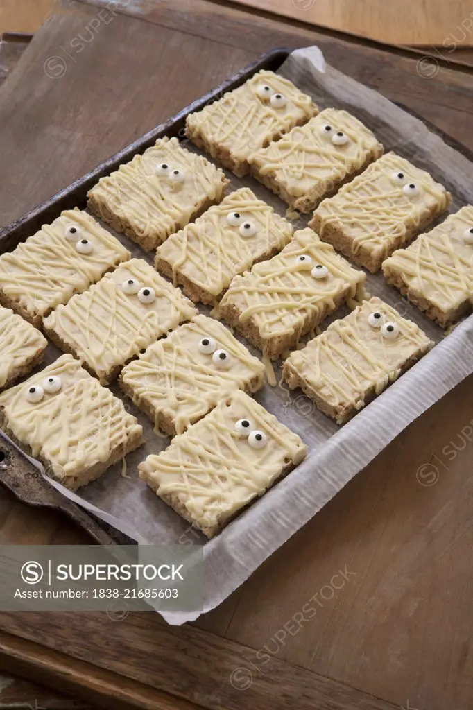 Mummy Rice Krispy Treats 