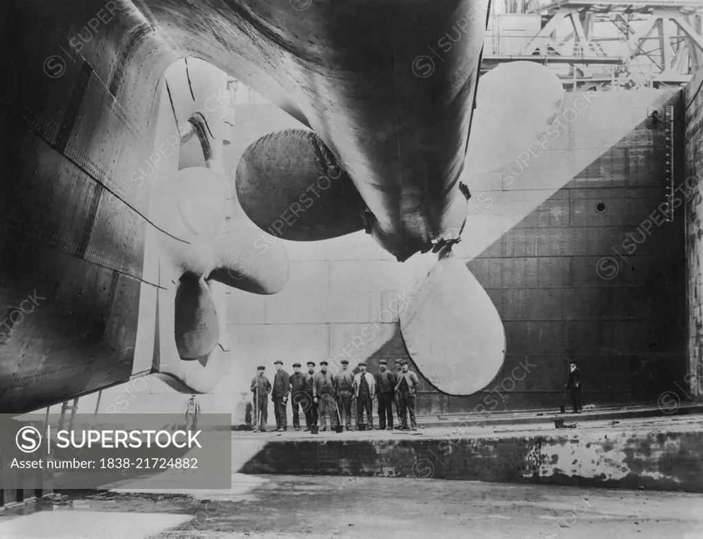 RMS Titanic about to be Launched, Belfast, Ireland, Bain News Service, May 31, 1911