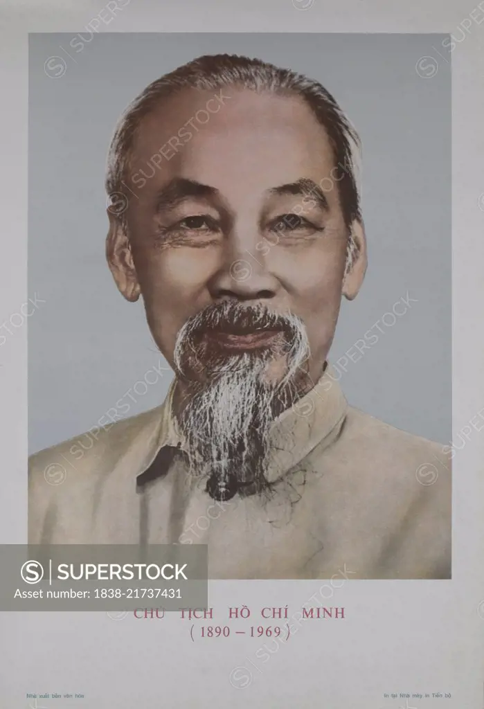 Ho Chi Minh (1890-1969), Vietnamese Nationalist Leader, Portrait