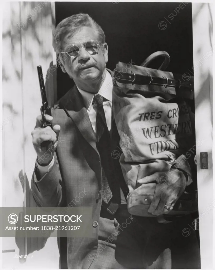 Walter Matthau, on-set of the Film, "Charley Varrick", Universal Pictures, 1973