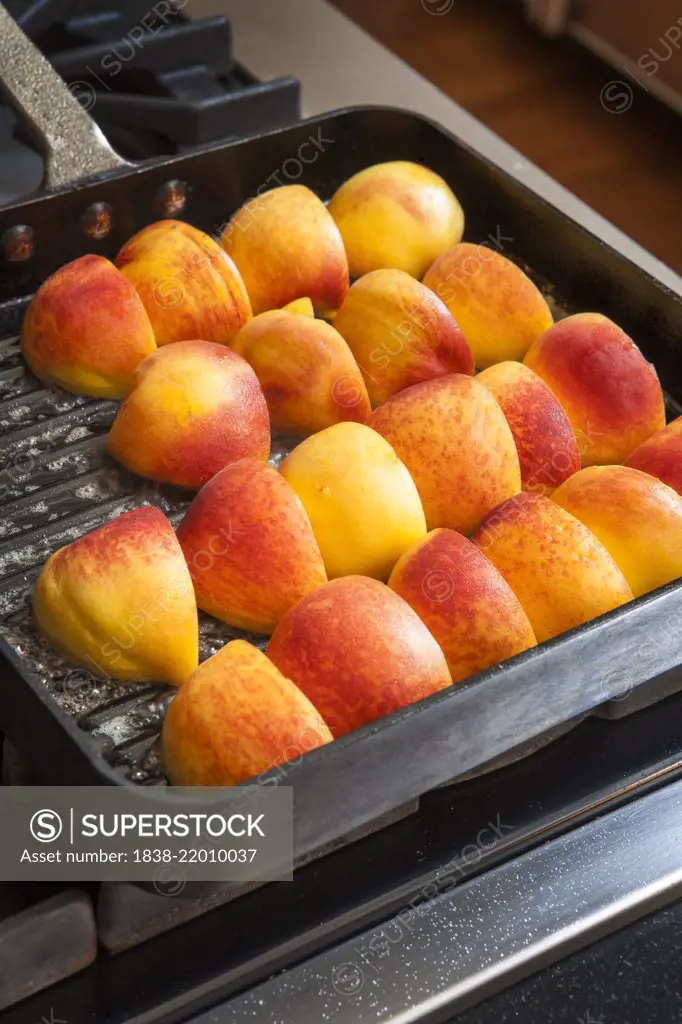 Grilling Peaches