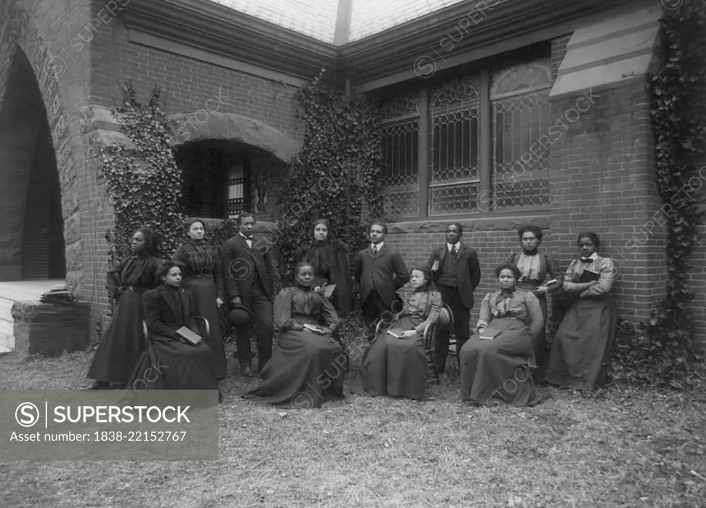 Practice School Teachers, Portrait, Howard University, Washington DC, USA, 1900