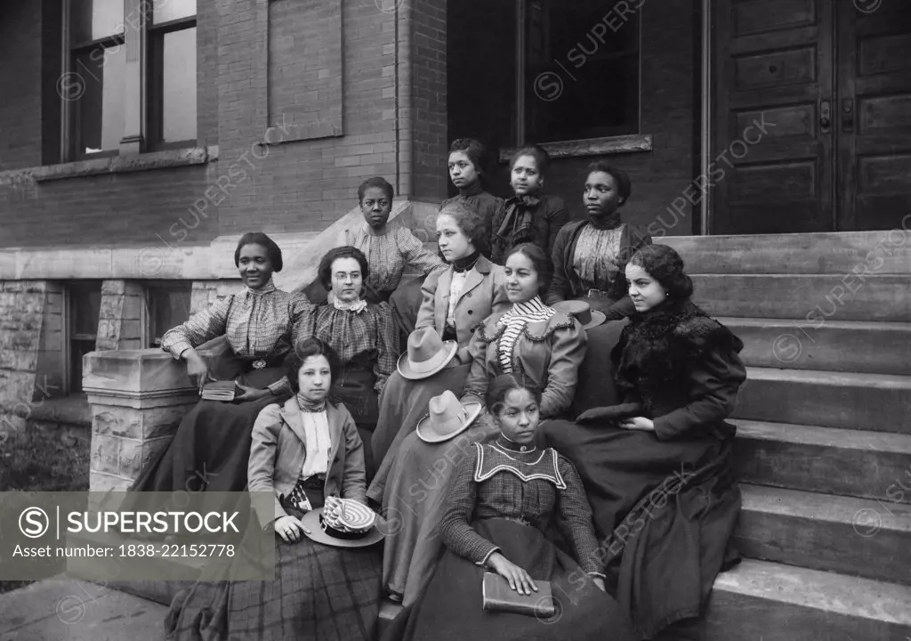 Junior Normal Class, Fisk University, Nashville, Tennessee, USA, 1899