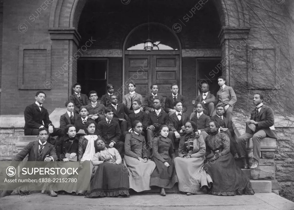 Senior Preparatory Class, Fisk University, Nashville, Tennessee, USA, early 1900's