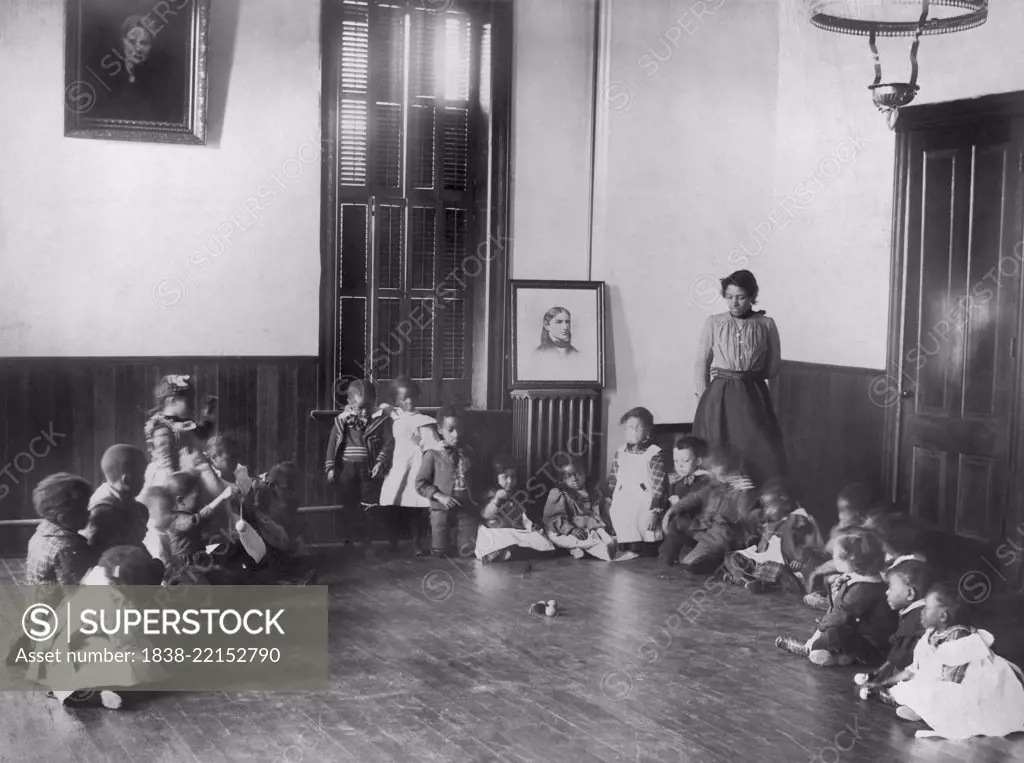 Kindergarten Class, Haines Normal and Industrial Institute, Augusta, Georgia, USA, 1900