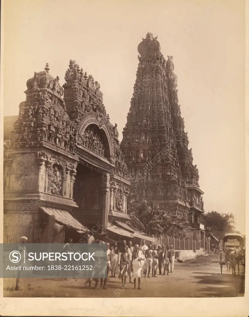 Meenakshi Temple, Madurai, India, 1900's