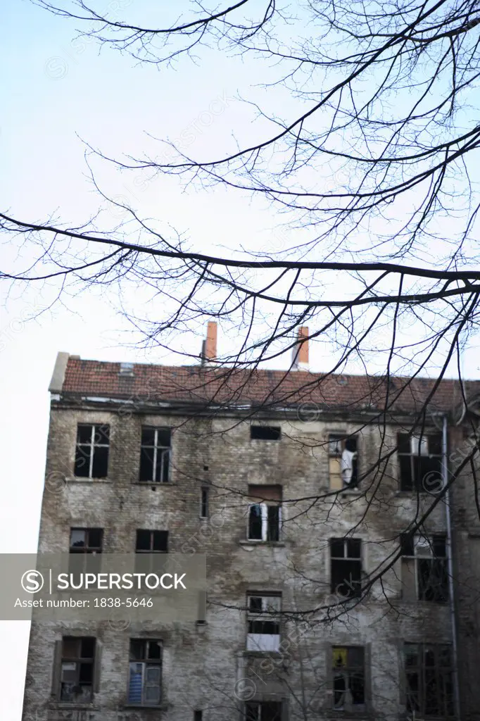 Run-down tenement, Prenzlauer Berg, Berlin, Germany