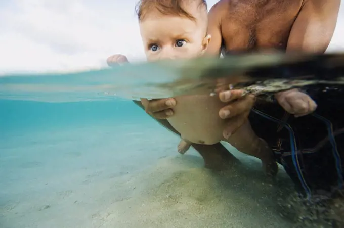 First Time in the Ocean