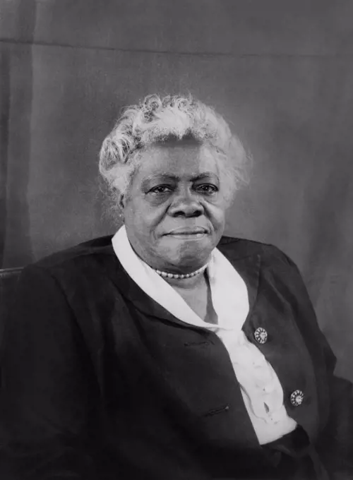 Mary McLeod Bethune (1875-1955), Educator and Civil Rights Leader, Portrait, photograph by Carl Van Vechten, 1949