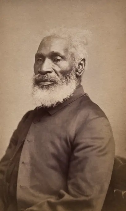 Josiah Henson (1789-1883), a former Slave, he escaped to Canada to become an Author, Abolitionist, and Minister, Bradshaw and Godart, 1876