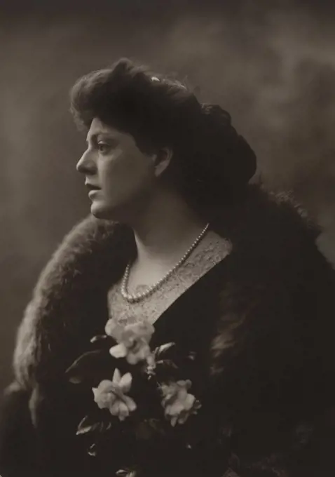 Ethel Barrymore (1879-1959) American Actress, head and shoulders Portrait, Pach Brothers Studio, 1919