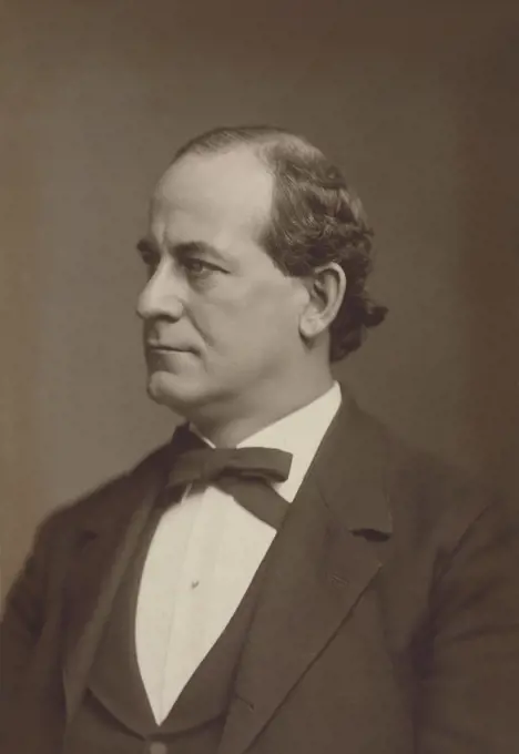 William Jennings Bryan (1860-1925), American Politician, ran unsuccessfully three times for U.S. President, U.S. Secretary of State, participant in Scopes Trial, head and shoulders Portrait, Charles DeForest Fredricks, 1899