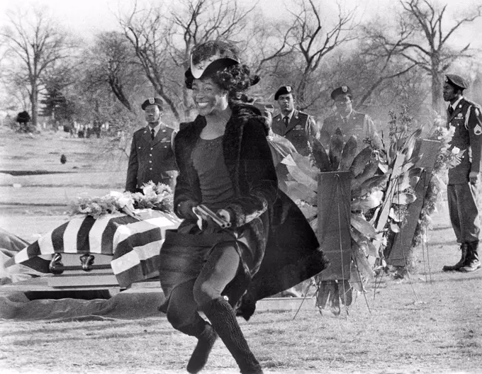 Funeral Scene fight Scene, on-set of the Film, "Come Back, Charleston Blue", Warner Bros., 1972