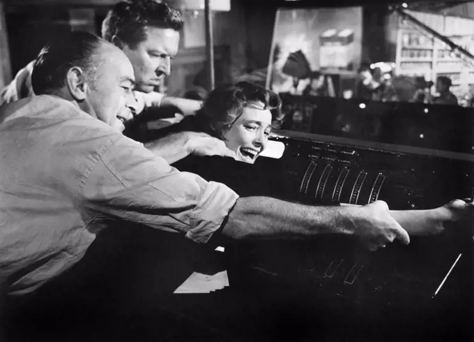 Patricia Neal, on-set of the Film, "A Face in the Crowd", Warner Bros., 1957