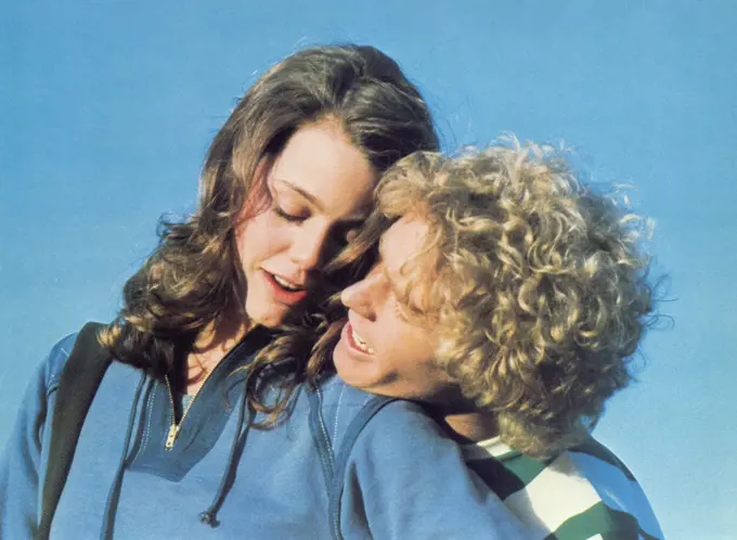Susan Dey, William Katt, on-set of the Film, "First Love", Paramount Pictures, 1977