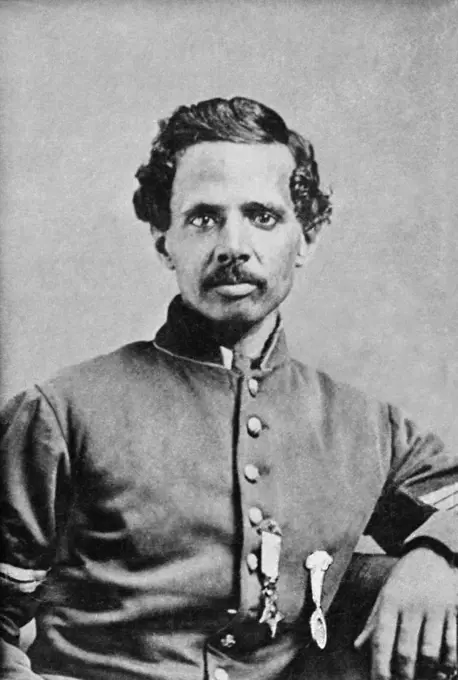 Powhatan Beaty (1837-1916), African American Soldier, Medal of Honor recipient during American Civil War, W.E.B. Du Bois Collection