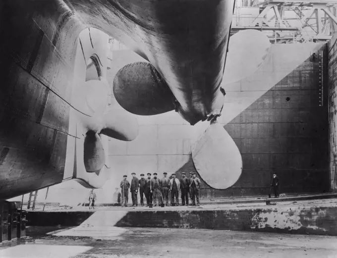 RMS Titanic about to be Launched, Belfast, Ireland, Bain News Service, May 31, 1911