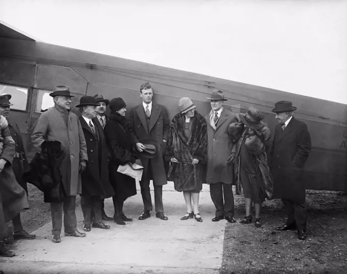 Charles Lindbergh, Harris & Ewing, 1928