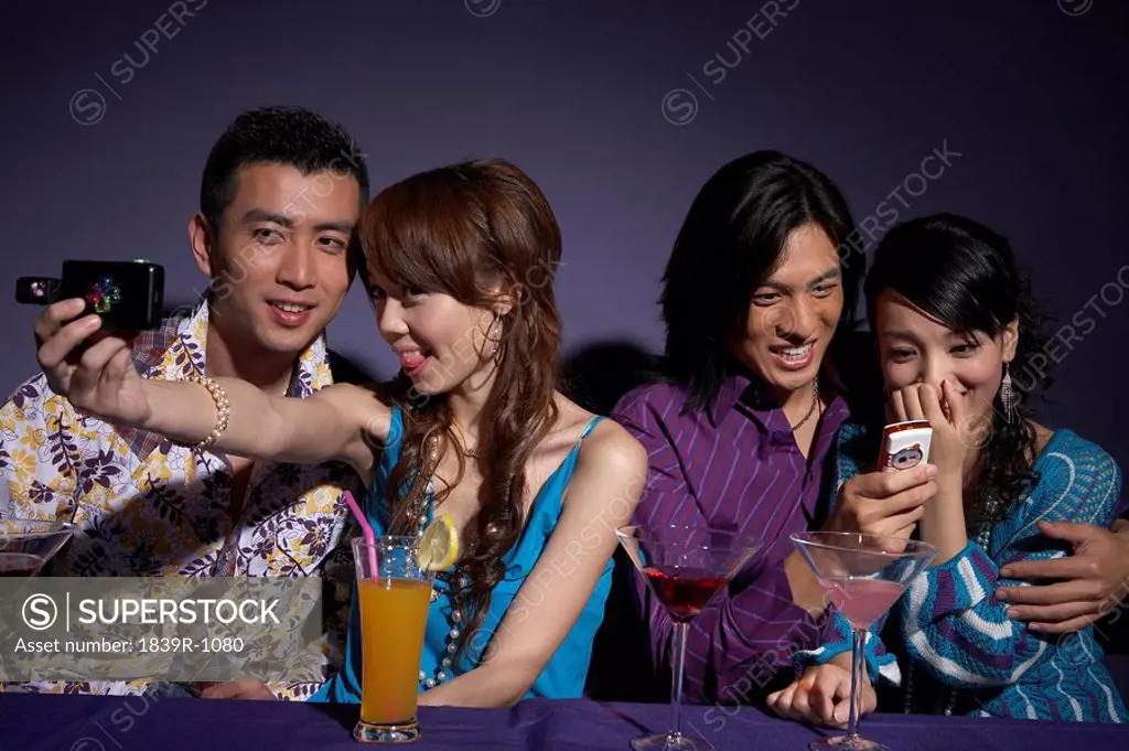 Young People Drinking Alcohol Together