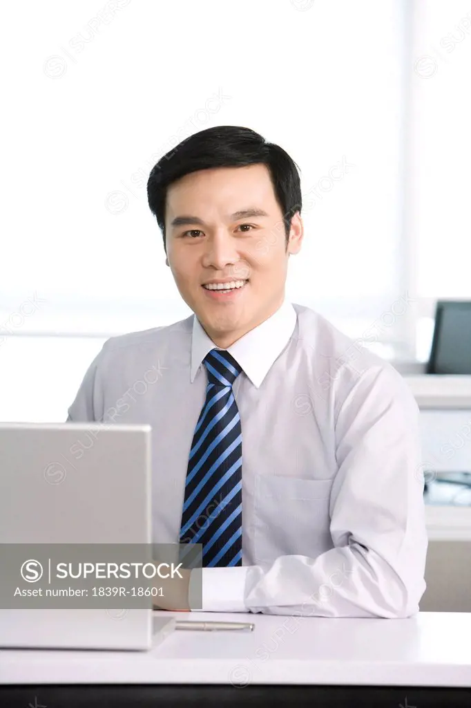 Office worker at his desk