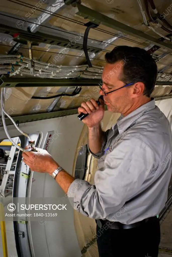 periodic inspection of electrical wires and connections during a C-check