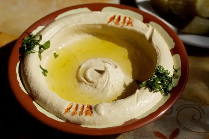 UAE, Dubai, Hummus