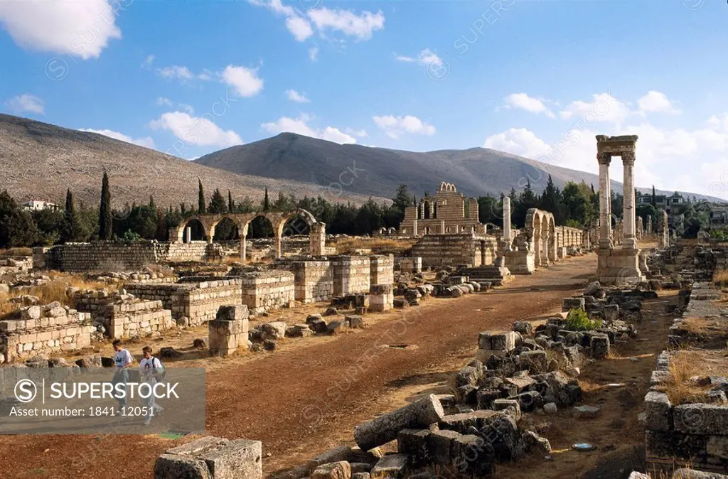 Excavations, Omayyaaden, Lebanon