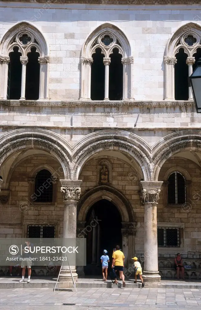 Entrance of palace, Rector´s Palace, Dubrovnik, Croatia