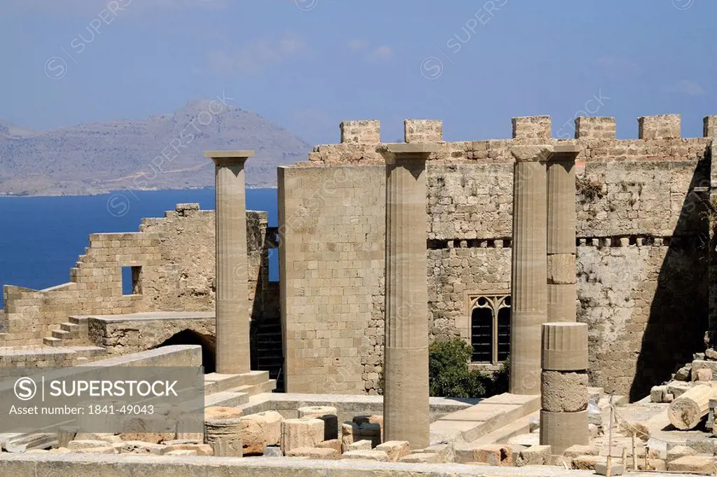 Acropolis of Lindos, Rhodes, Greece