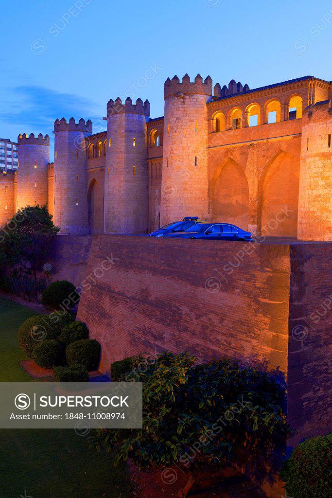 Aljaferia Palace, Zaragoza, Aragón, Spain - SuperStock