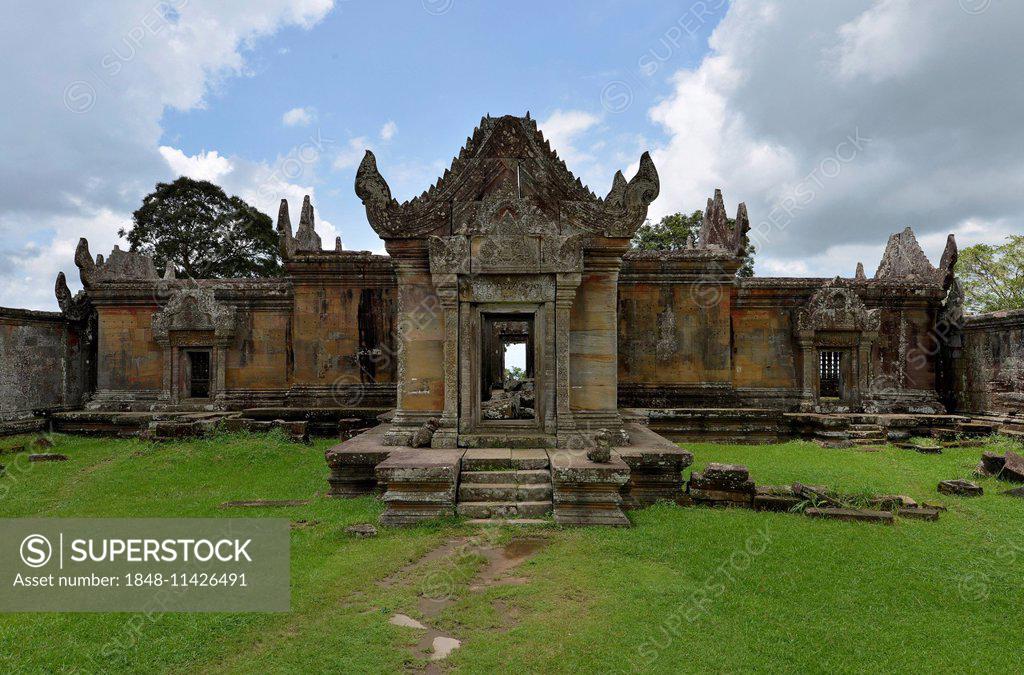 Prasat Preah Vihear, Hindu temple of the Khmer, 10th - 12th century ...