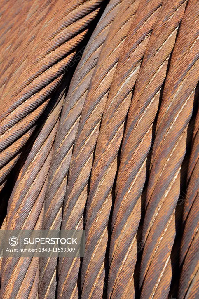 Old steel cables