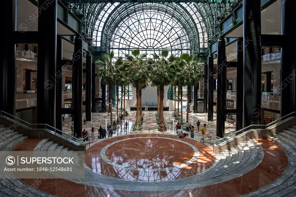 Interior, Winter Garden Atrium, Brookfield Place, Manhattan, New York, USA