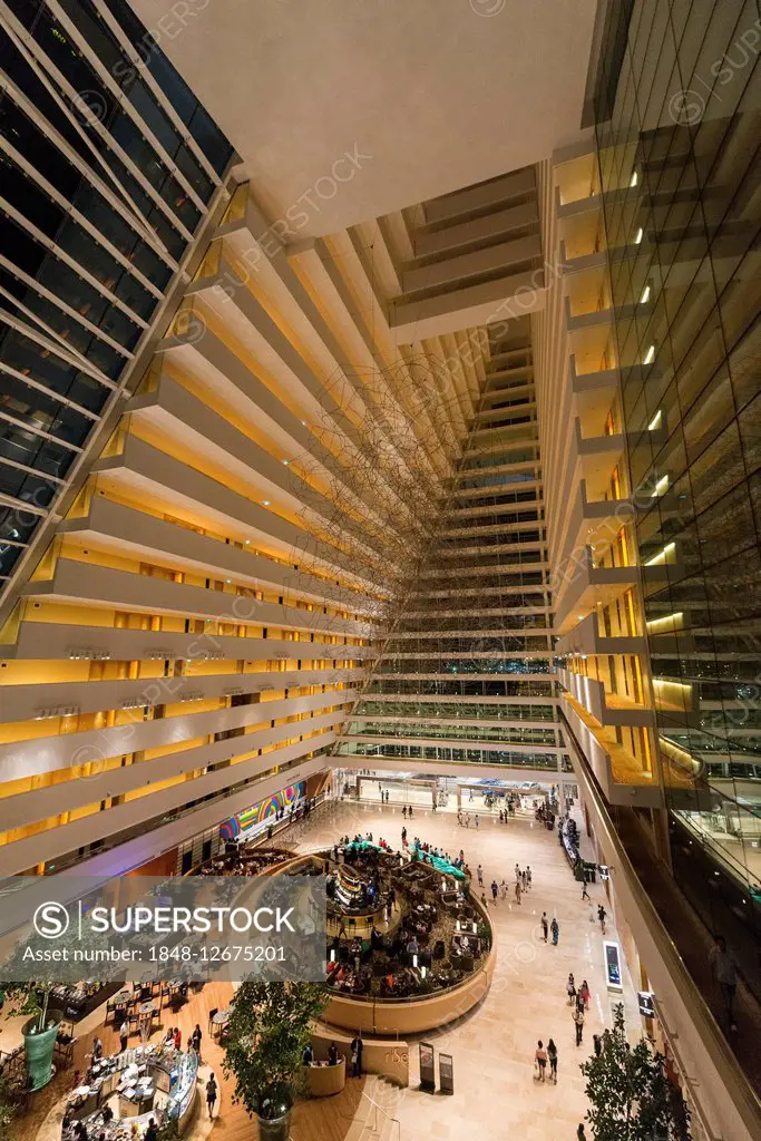 Interior of the Marina Bay Sands Hotel, Singapore