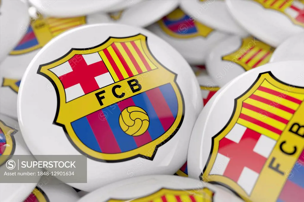 FC Barcelona pin badges