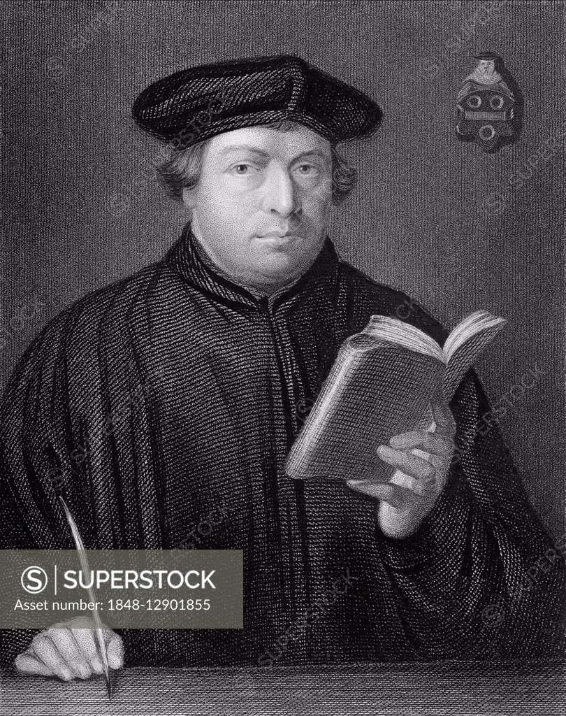 Portrait of Martin Luther, 1483, 1546, German theologian and reformer