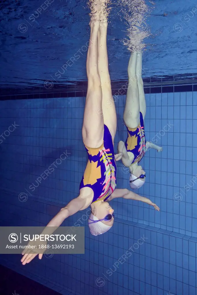 Underwater view of Synchronized Swimming, Ukraine