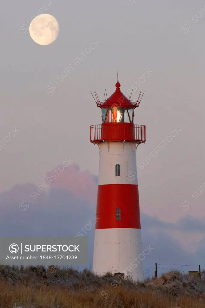 Lighthouse Red & White Stripe Window Thermometer Large