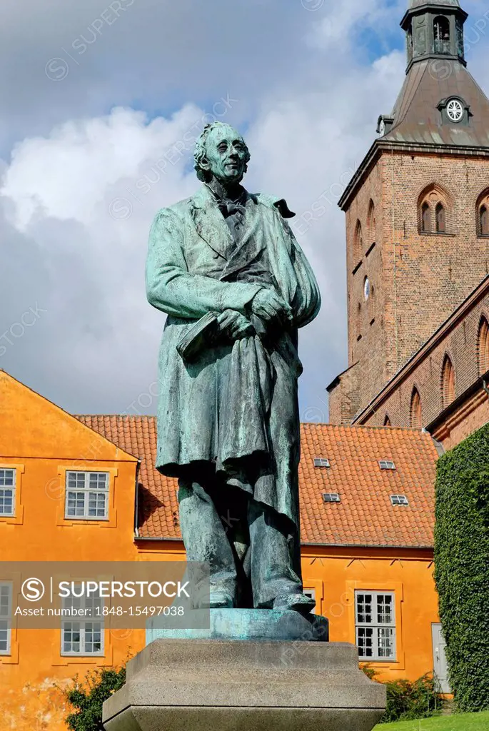 Memorial Hans Christian Andersen, Odense, Funen, Denmark, Europe