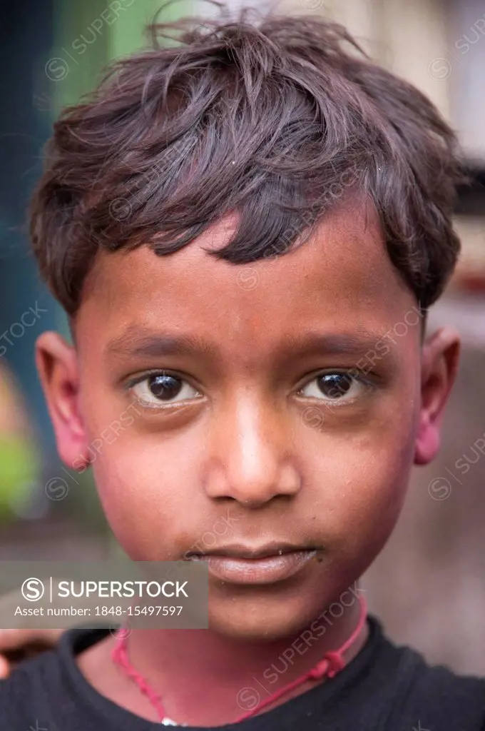 Young Indian boy, portrait, Udaipur, Rajasthan, India, South Asia