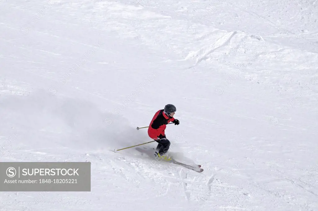 Skier, Oberstdorf, Allgäu, Bavaria, skier, Germany, Europe