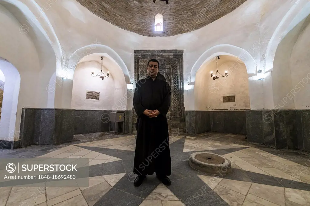 Proud monk in the Saint Mar Behnam monastery, northern Iraq