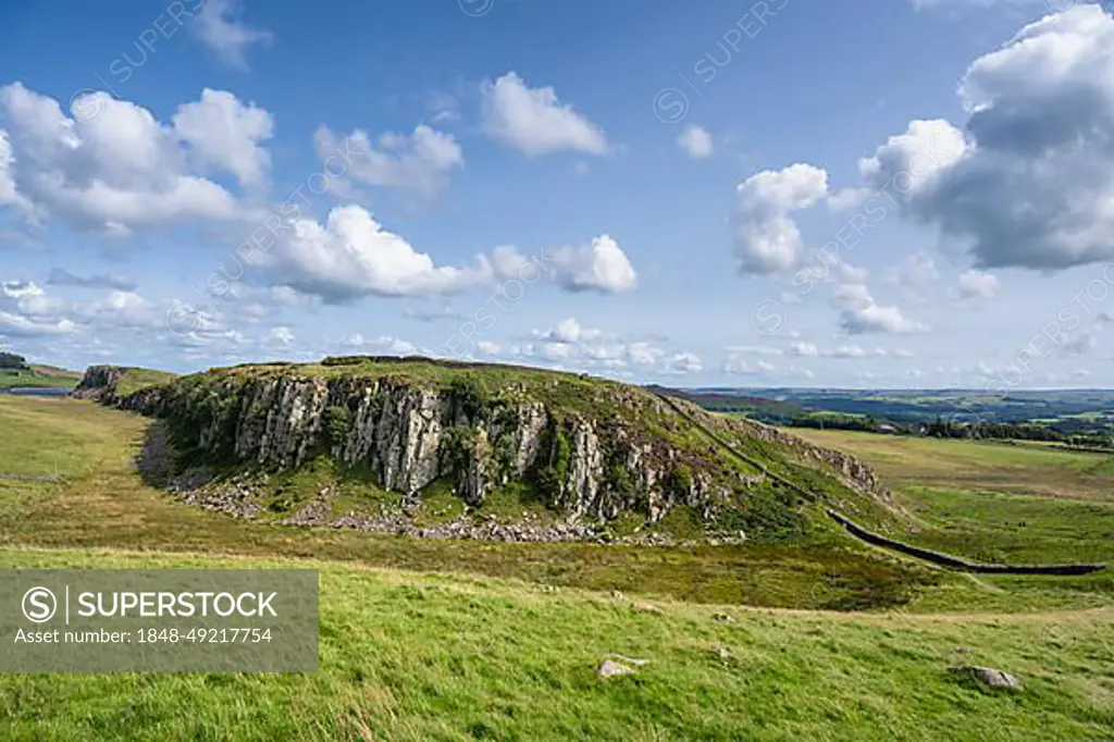 Steel Rig, Hadrian's Wall, Haltwhistle, Northumberland, England, United Kingdom, Europe