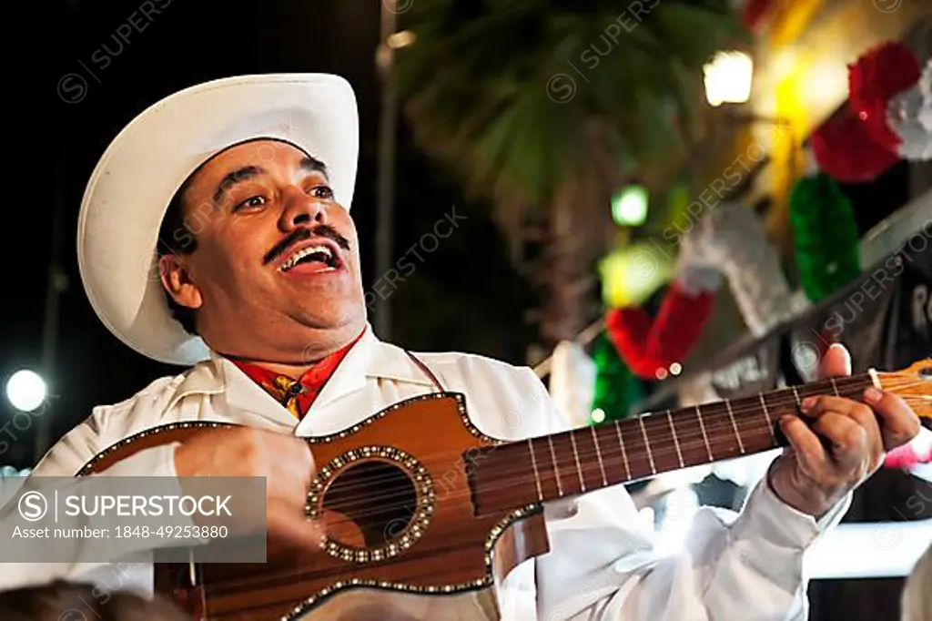 Mexican musician in Plaza Garibaldi, Mexico City, Distrito Federal, Mexico, Central America