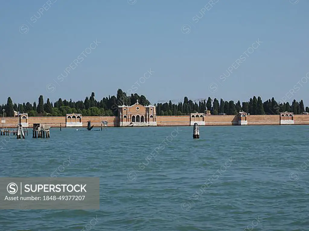 San Michele cemetery island in Venice Italy Europe SuperStock