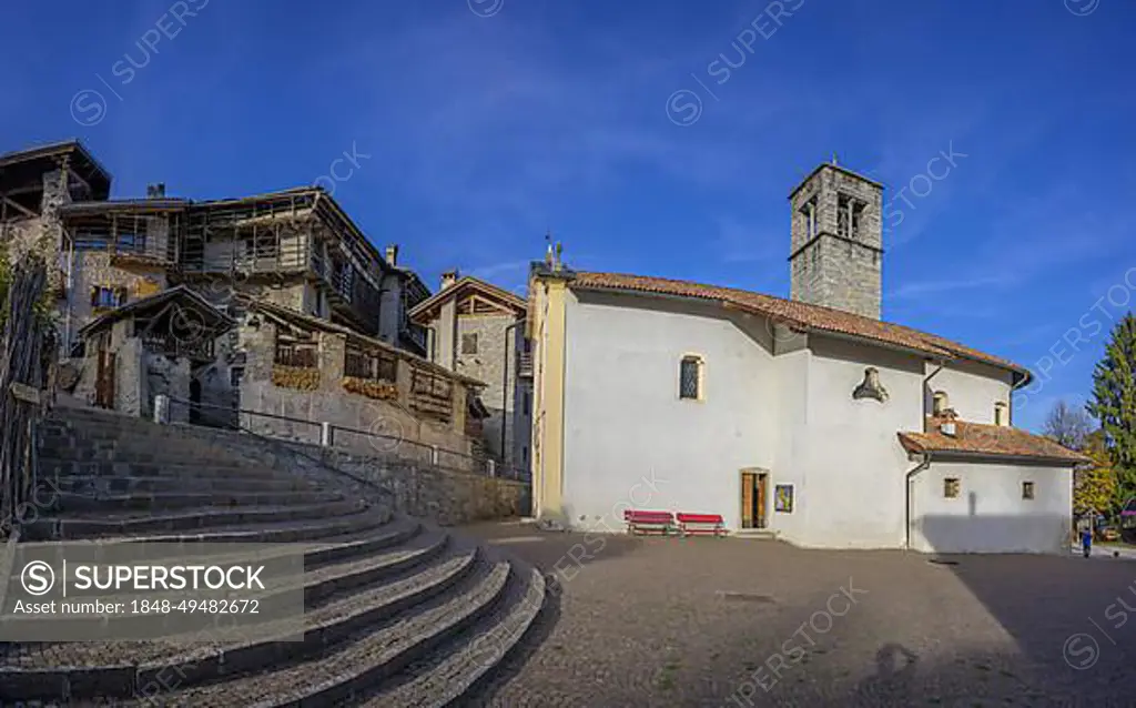 Church of, Balbido-Rango, Bleggio Superiore, Trentino, Italy, Europe