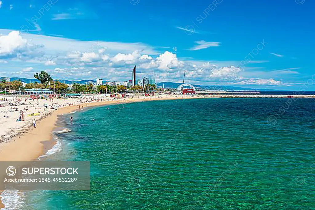 Nova Icaria Beach, Barcelona, Spain, Europe